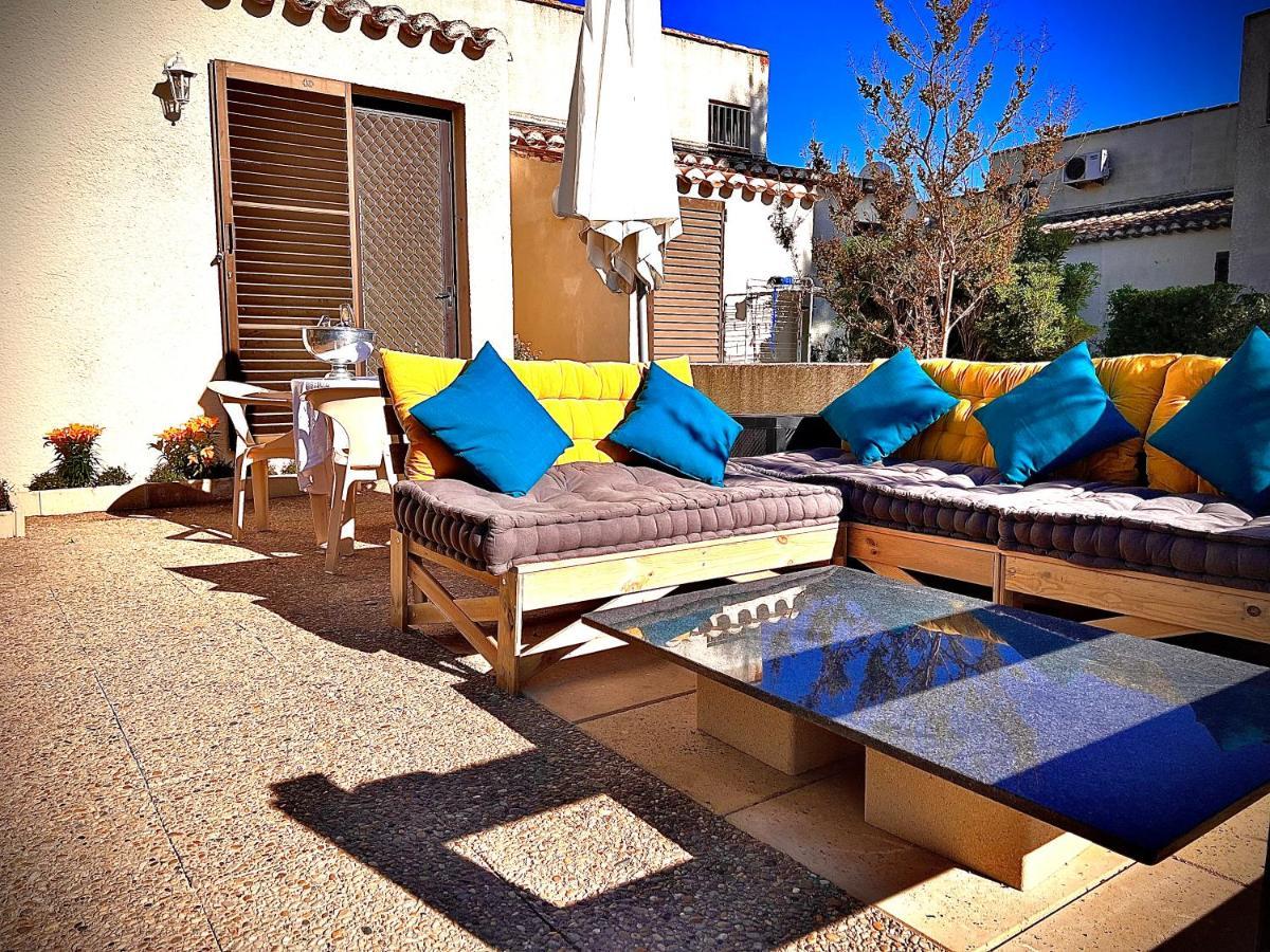 Cozy Studio Avec Terrasse Au Village Naturiste Cap 阿格德 外观 照片